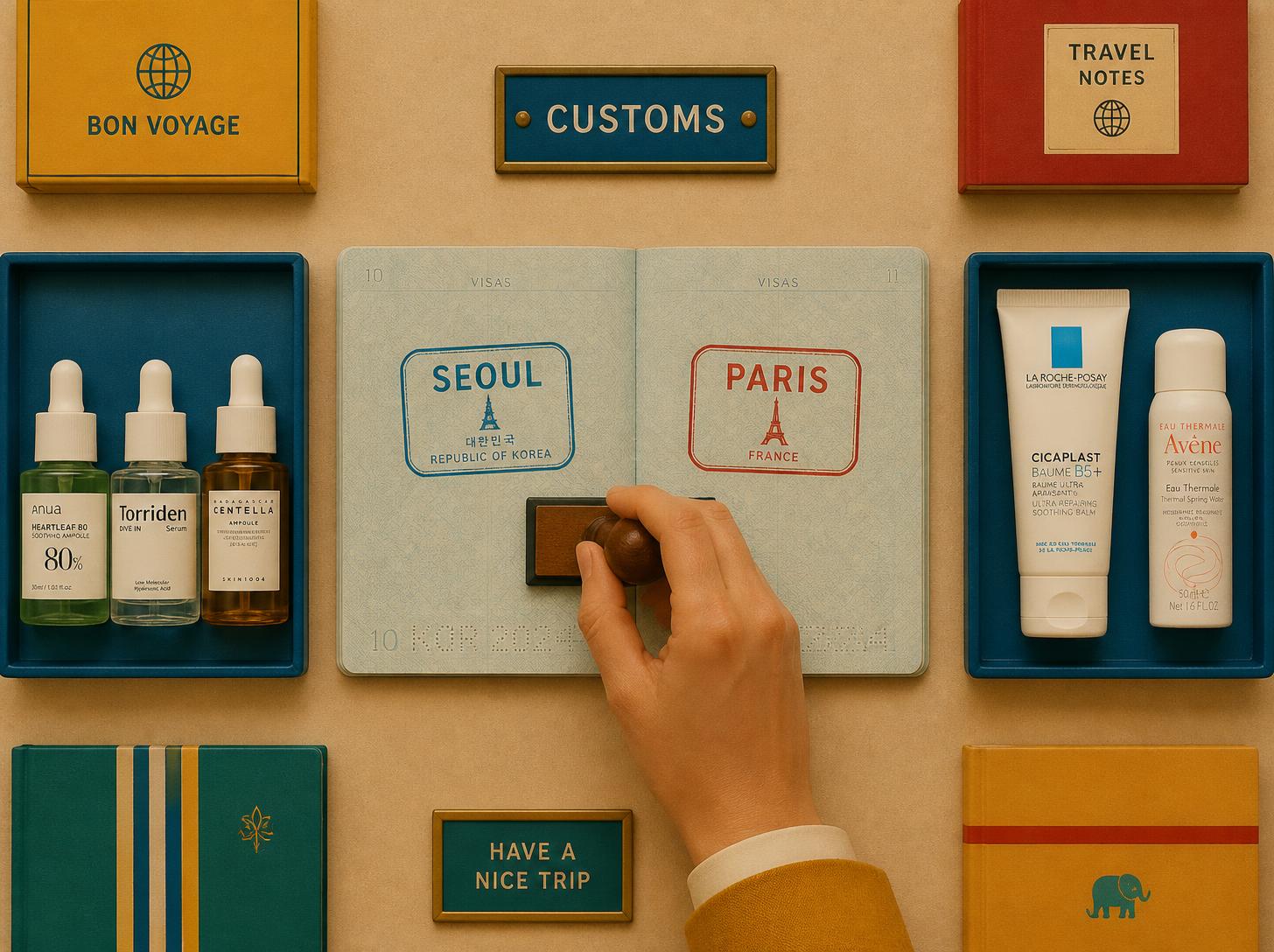 AI's skincare shelf is a passport