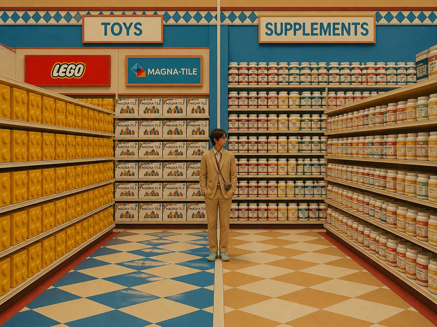 A two-brand town, and an aisle that can't commit